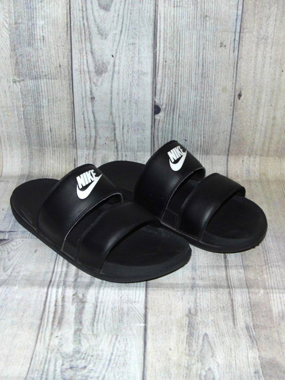 NIKE Offcourt Duo Black Slide Sandals Womens Size 8